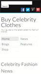 Mobile Screenshot of buycelebrityclothes.com